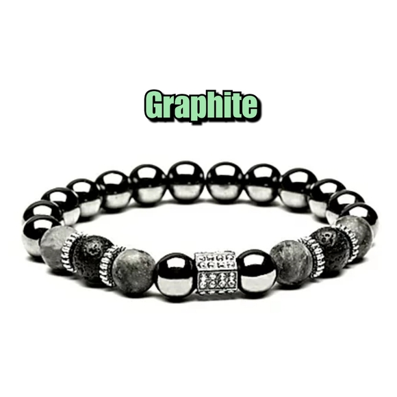 NATURAL LAVA ROCK BRACELETZ - Picture 4 of 8